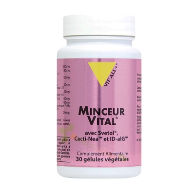 КОМПЛЕКСНА ФОРМУЛА ЗА ЗДРАВОСЛОВНО ТЕГЛО капсули 30 броя / VIT`ALL+ MINCEUR VITAL 