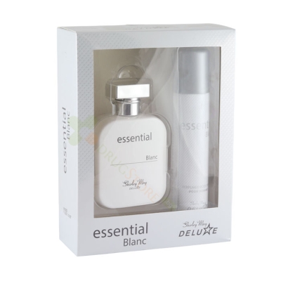 КОМПЛЕКТ ESSENTIAL BLANC ТОАЛЕТНА ВОДА 100 мл+СПРЕЙ ЗА ТЯЛО 75 мл / SHIRLEY MAY ESSENTIAL BLANC SET EAU DE TOILETTE+BODY SPRAY 