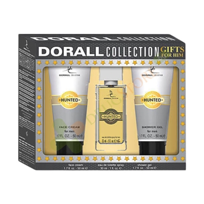 КОМПЛЕКТ HUNTED ПАРФЮМНА ВОДА 30 мл+ДУШ ГЕЛ 50 мл+АФТЪР ШЕЙВ 50 мл ЗА МЪЖЕ / DORALL COLLECTION GIFT SET HUNTED EAU DE TOILETTE+SHOWER GEL+AFTER SHAVE