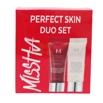 КОМПЛЕКТ ПЕРФЕКТ КАВЪР BB КРЕМ ЗА ЛИЦЕ EX SPF42 №23 20 мл + BB BOOMER БАЗА ЗА ГРИМ 20 мл / MISSHA PERFECT SKIN DUO SET
