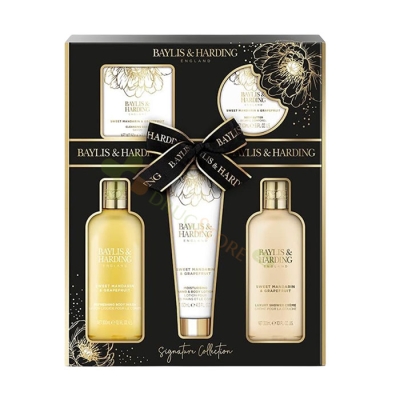 КОМПЛЕКТ ЗА БАНЯ SWEET MANDARIN & GRAPEFRUIT / BAYLIS & HARDING SWEET MANDARIN & GRAPEFRUIT GIFT SET