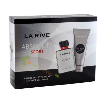 КОМПЛЕКТ ЗА МЪЖЕ ABSOLUTE SPORT ТОАЛЕТНА ВОДА 100 мл+ДУШ ГЕЛ 100 мл / LA RIVE ABSOLUTE SPORT SET EAU DE TOILETE+SHOWER GEL