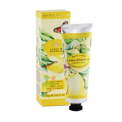 КРЕМ ЗА РЪЦЕ И НОКТИ С ЛИМОН И МАНДАРИНА 75 мл / ENGLISH SOAP CAMPANI HAND AND NAIL CREAM WITH LEMON AND MANDARIN