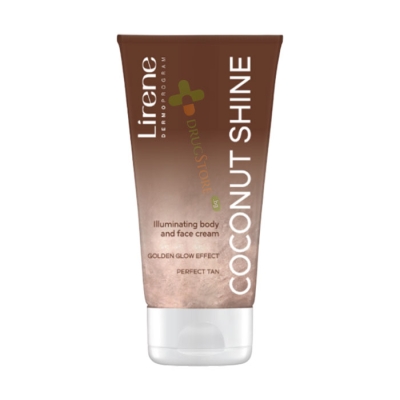 КРЕМ ЗА ТЯЛО И ЛИЦЕ COCONUT SHINE 150 мл / LIRENE ILLUMINATING BODY AND FACE CREAM COCONUT SHINE 