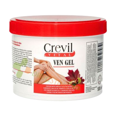 КРЕВИЛ ВИТАЛ ВЕН ГЕЛ УМОРЕНИ КРАКА 500 мл / CREVIL VITAL VEN GEL 500