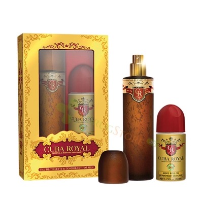 КУБА КОМПЛЕКТ ROYAL ТОАЛЕТНА ВОДА 100 мл+РОЛ ОН 50 мл ЗА МЪЖЕ / CUBA SET ROYAL EAU DE TOILETTE+ROLL ON FOR MEN