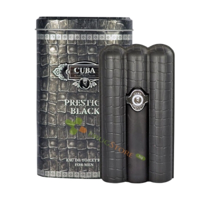 КУБА PRESTIGE BLACK ТОАЛЕТНА ВОДА ЗА МЪЖЕ 90 мл / CUBA PRESTIGE BLACK EAU DE TOILETTE FOR MEN 