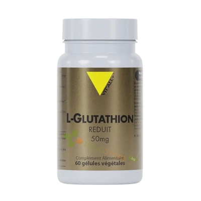 L-ГЛУТАТИОН капсули 50 мг 60 броя / VIT`ALL+ L-GLUTATHIONE 