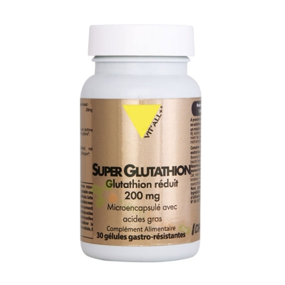 L-ГЛУТАТИОН капсули 200 мг 30 броя / VIT`ALL+ L-GLUTATHIONE 