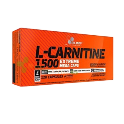 L-КАРНИТИН 1500 ЕКСТРИЙМ МЕГА КАПС капсули 120 броя / OLIMP SPORT NUTRITION L-CARNITINE 1500 EXTREME MEGA CAPS