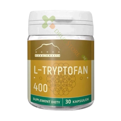 L-ТРИПТОФАН капсули 400 мг 30 броя / NANGA L-TRYPTOFAN capsules 400 mg