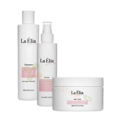 ЛА ЕЛИА КОМПЛЕКТ ЗА ДЪЛБОКА ХИДРАТАЦИЯ НА КОСАТА / LA ELIA DEEP HYDRATATION SET