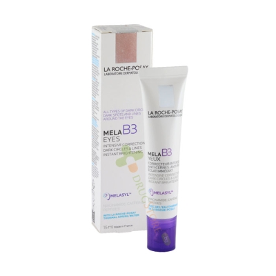 ЛА РОШ MELA B3 ИНТЕНЗИВНА ГРИЖА ЗА ОКОЛООЧНИЯ КОНТУР 15 мл / LA ROCHE-POSAY MELA B3 INTENSIVE CORRECTION DARK CIRCLES & LINES INSTANT BRIGHTENING 