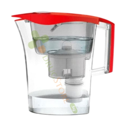 LAICA КАНА ЗА УЛТРАФИЛТРАЦИЯ НА ВОДА МИКРО - ПЛАСТИК ЧЕРВЕНА модел UFSAC / LAICA WATER JUG FOR ULTRAFILTRATION UFS