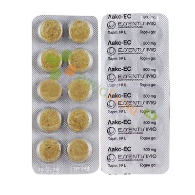 ЛАКС - С таблетки 500 мг 10 броя / EVELIN 29 LAX - 