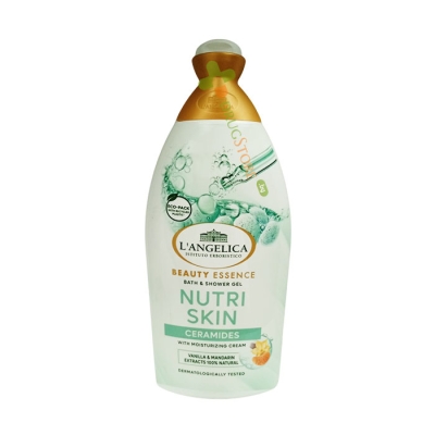 ЛАНДЖЕЛИКА БЮТИ ЕСЕНС ДУШ-ГЕЛ НУТРИ СКИН СЕРАМИДИ 500 мл / L`ANGELICA BEAUTY ESSENCE SHOWER GEL NUTRI SKIN CERAMIDES