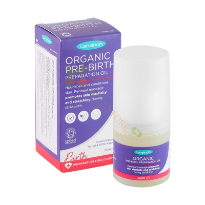 МАСЛО ЗА ПОДГОТОВКА ПРЕДИ РАЖДАНЕ ЛАНСИНОХ / LANSINOH ORGANIC PRE-BIRTH PREPARATION OIL