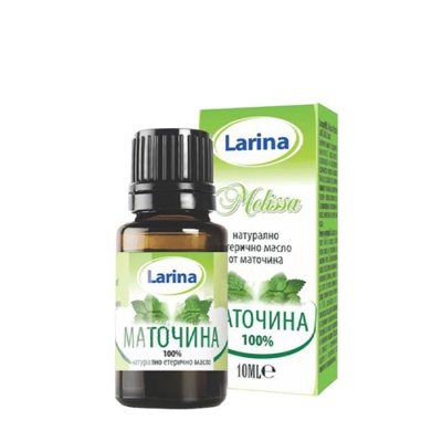 ЛАРИНА ЕТЕРИЧНО МАСЛО ОТ МАТОЧИНА 10 мл. / LARINA MELISSA ESSENTIAL OIL 10 ml.