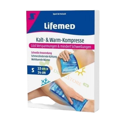 ЛАЙФМЕД ТОПЪЛ-СТУДЕН КОМПРЕС В КУТИЯ 14 см x 13 см / LIFEMED WARM-COLD COMPRESS IN A BOX 14 cm x 13 cm