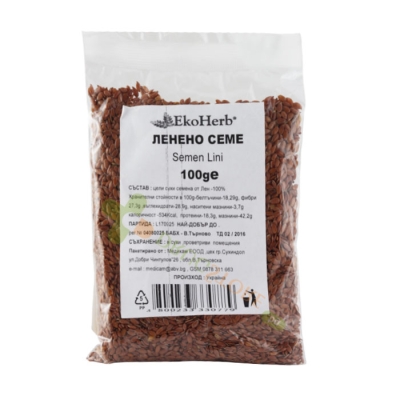 ЛЕНЕНО СЕМЕ 100 г / EKO HERB FLAX SEED  