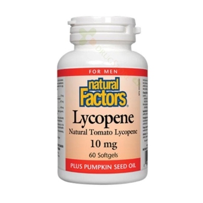 ЛИКОПЕН капсули 10 мг 60 броя / NATURAL FACTORS LYCOPENE