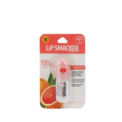 БАЛСАМ ЗА УСТНИ С РОЗОВ ГРЕЙПФРУТ И SPF 30 3.5 гр. / LIP SMACKER LIP BALM KISS THERAPY LIP BALM GRAPEFRUIT