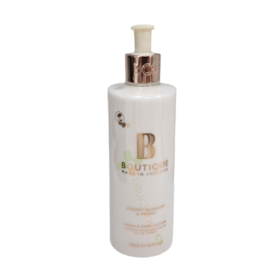 ЛОСИОН ЗА ТЯЛО И РЪЦЕ С ЧЕРЕША И БОЖУР 500 мл / GRACE COLE BOUTIQUE BODY AND HAND LOTION WITH CHERRY AND PEONY