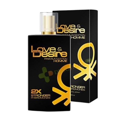 ЛОВ ДИЗАЙЪР ПРЕМИУМ ФЕРОМОНЕН ПАРФЮМ ЗА МЪЖЕ 100 мл / EROTIC BOUTIQUE LOVE & DESIRE PREMIUM EAU DE PARFUM WITH PHEROMONES FOR MEN