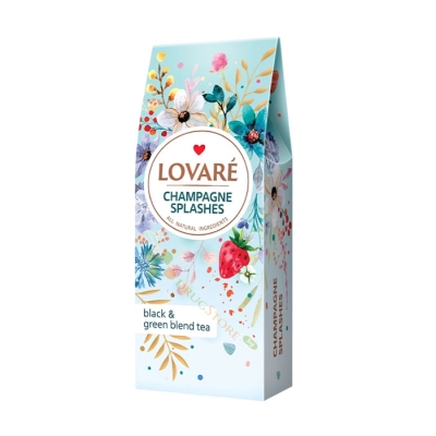 ЛОВАРЕ ЧАЙ CHAMPAGNE SPLASHES 80 г / LOVARE CHAMPAGNE SPLASHES TEA