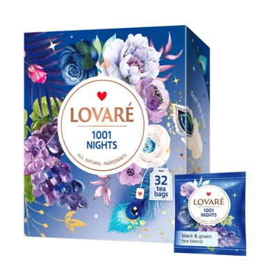 ЛОВАРЕ ЧАЙ 1001 NIGHTS филтър 32 броя / LOVARE 1001 NIGHTS TEA filter