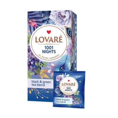 ЛОВАРЕ ЧАЙ 1001 NIGHTS филтър 24 броя / LOVARE 1001 NIGHTS TEA filter