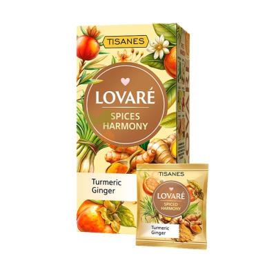 ЛОВАРЕ ЧАЙ SPICES HARMONY филтър 24 броя / LOVARE TEA SPICES HARMONY tea bags 