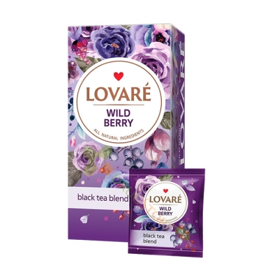 ЛОВАРЕ ЧАЙ WILD BERRY филтър 24 броя / LOVARE WILD BERRY TEA filter