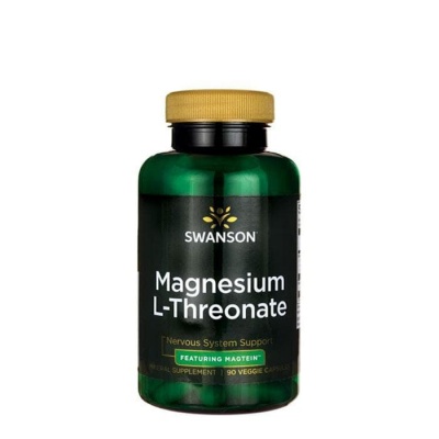 СУОНСЪН МАГНЕЗИЕВ L-ТРЕОНАТ капсули 90 броя / SWANSON MAGNESIUM L-THREONATE