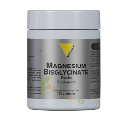 МАГНЕЗИЙ БИСГЛИЦИНАТ прах 113 г / VIT`ALL+ MAGNESIUM BISGLYCINATE powder 