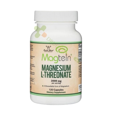 МАГНЕЗИЙ L-ТРЕОНАТ капсули 120 броя / DOUBLE WOOD MAGNESIUM L-THREONATE 