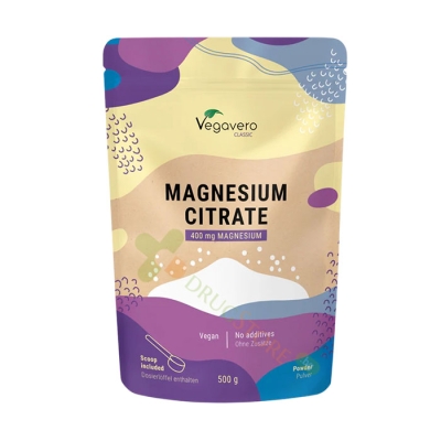 МАГНЕЗИЙ ЦИТРАТ прах 500 г / VEGAVERO MAGNESIUM CITRATE powder 