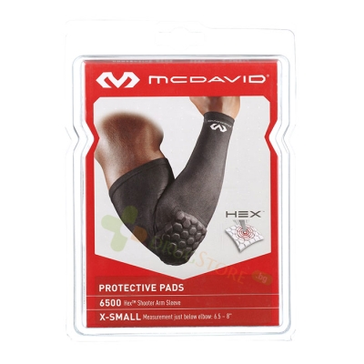 МАК ДЕЙВИД ЛАСТИЧЕН РЪКАВ С ПРОТЕКТОР ЗА ЛАКЪТЯ модел 6500 / MCDAVID HEX SHOOTER ARM SLEEVES model 6500