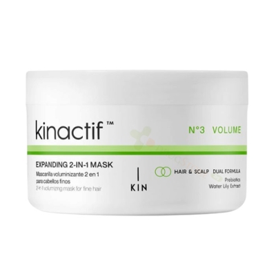 МАСКА 2 в 1 ЗА ОБЕМ KINACTIF №3 VOLUME 200 мл / KIN COSMETICS KINACTIF №3 VOLUME EXPANDING 2 IN 1 MASK