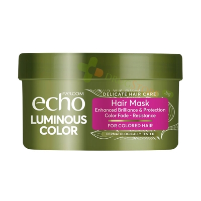 МАСКА ЗА БОЯДИСАНА КОСА 250 мл / ECHO LUMINOUS COLOR HAIR MASK FOR COLORED HAIR 