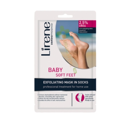  МАСКА ЗА КРАКА ЧОРАПИ 1 г / LIRENE EXFOLIATING MASK IN SOCS 