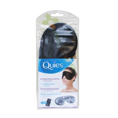 МАСКА ЗА СЪН QUIES ОТ ЕСТЕСТВЕНИ ВЛАКНА + ПОДАРЪК ТОРБИЧКА / QUIES RELAXATION MASK NATURAL FIBERS