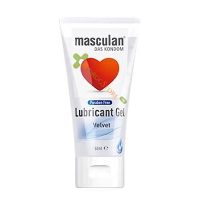 МАСКУЛАН ЛУБРИКАНТ БЕЗ ВКУС И МИРИС VELVET 50 мл / UNIPHARMA MASCULINE GEL LUBRICANT VELVET