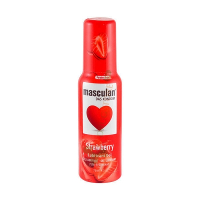 МАСКУЛАН ЛУБРИКАНТ STRAWBERRY ГЕЛ 75 мл / MASCULAN STRAWBERRY LUBRICANT GEL