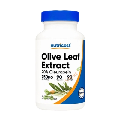 МАСЛИНА ЛИСТ капсули 750 мг 90 броя / NUTRICOST OLIVE LEAF 