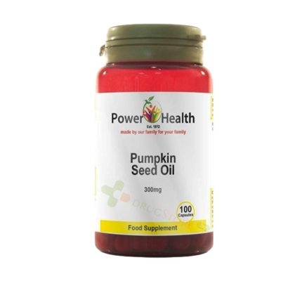 МАСЛО ОТ ТИКВЕНО СЕМЕ капсули 100 броя / POWER HEALTH PUMPKIN SEED OIL Хранителна добавка