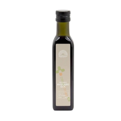 МАТИСЪН БИО МАСЛО ОТ АВОКАДО СТУДЕНО ПРЕСОВАНО 250 мл / MATTISSON HEALTHSTYLE ORGANIC COLD-PRESSED AVOCADO OIL