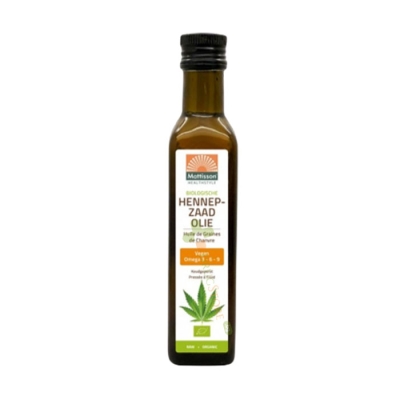 МАТИСЪН БИО МАСЛО ОТ КОНОПЕНО СЕМЕ 250 мл / MATTISSON HEALTHSTYLE ORGANIC HEMP SEED OIL 