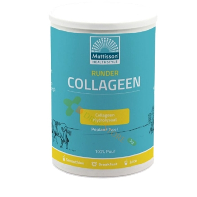 МАТИСЪН ГОВЕЖДИ КОЛАГЕН ТИП 1 прах 300 г / MATTISSON HEALTHSTYLE COLLAGEN TYPE I powder