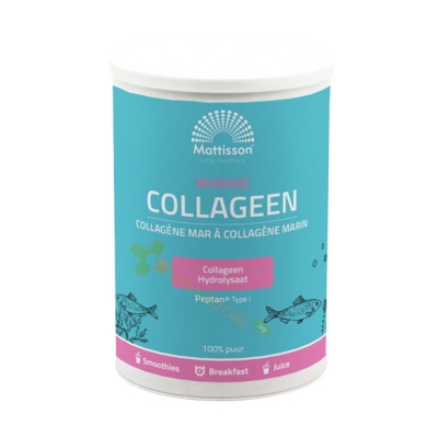 МАТИСЪН РИБЕН КОЛАГЕН ТИП I прах 300 г / MATTISSON HEALTHSTYLE MARINE COLLAGEN TYPE I powder